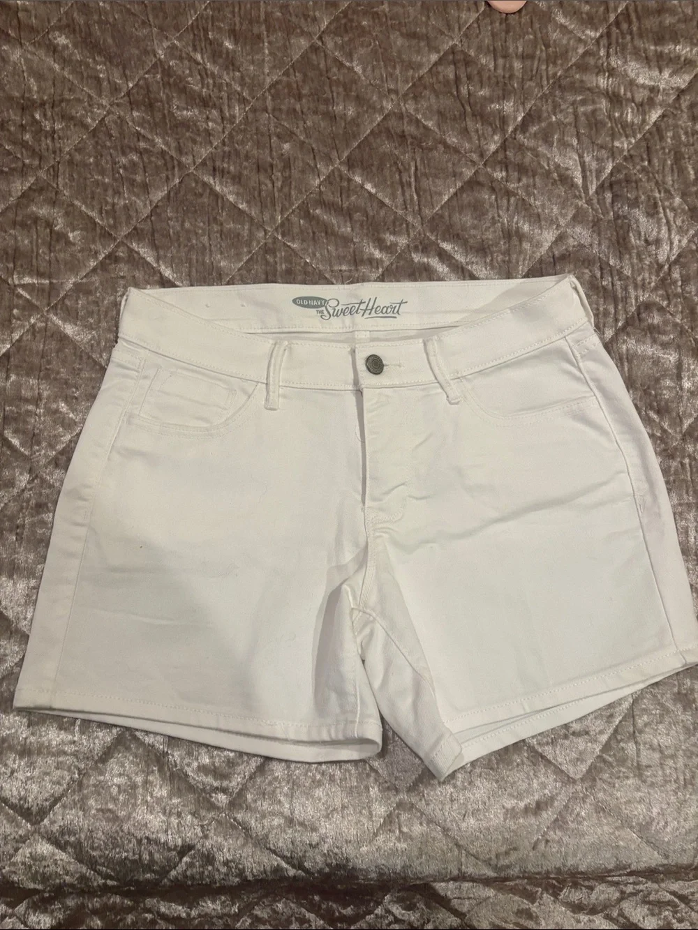 Old Navy White Denim Shorts